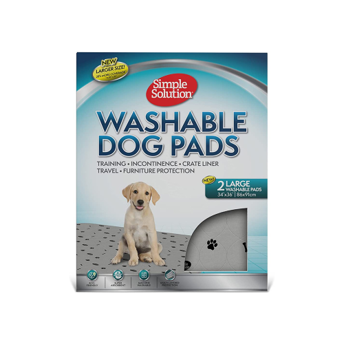 010279000120 فرش تدريب للكلاب قابلة لإعادة الاستخدام من سمبل سولوشن (مقاس كبير). - الصورة 1