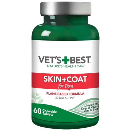 فيتس بيست أقراص مضغ تدعم الفرو والجلد للكلاب 60 قرص