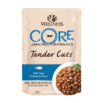 طعام رطب للقطط – ويلنس كور تندر كتس تونة بالمرق 24×85 جم