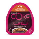 ويلنس كور طعام رطب بالدجاج والديك الرومي لفصائل الكلاب الصغيرة 85غ