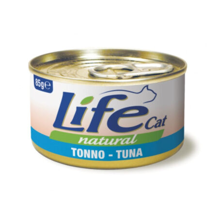 لايف كات طعام رطب للقطط بنكهة التونة 85غ كرتون (24 حبة)