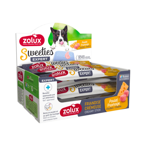 3336020823402 زولكس سويتيز مكافآت دجاج و جبن للكلاب 14غ - الصورة 1