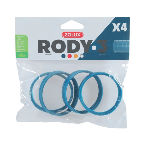3336022059588 زولكس رودي حلقات مطاطية توصيل متاهات للقوارض الصغيرة 4x - أزرق - الصورة 1