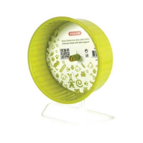 3336022067255 زولكس عجلة بلاستيك مع حامل معدني 12 سم - أخضر - الصورة 1