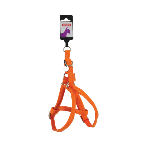 3336022351750 زولكس صدرية جلد مشمع للكلاب قابلة للتعديل - 15 مم برتقالي - الصورة 1