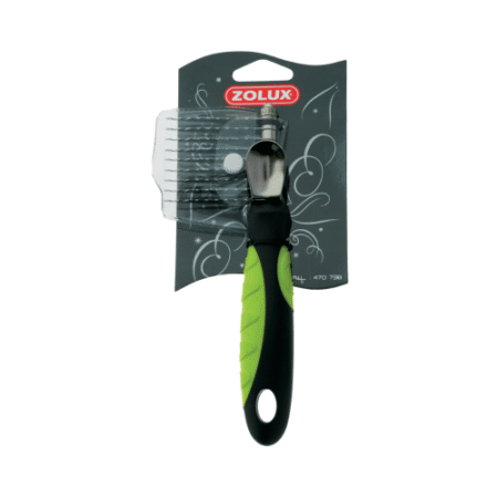 زولكس – مشط فك عقد الشعر للقطط والكلاب مع 9 شفرات آمنة