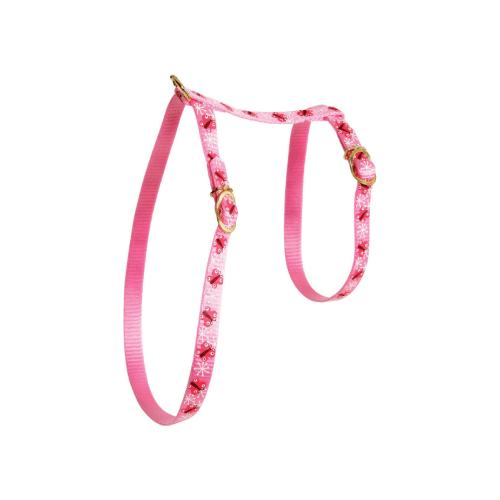 3336025461425 زولكس صدرية نايلون للقطط رسمة فراشة 10مم وردي - الصورة 1