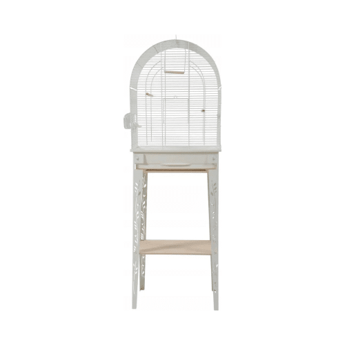 3336026041848 زولكس تشيك باتيو قفص انيق مع ستاند وسط ابيض - الصورة 1