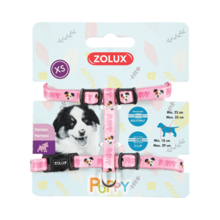 زولكس بوبي ماسكوت صدرية للكلاب 8ملم وردي