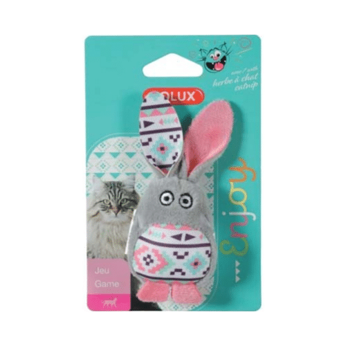 3336026807307 لعبة للقطط – زولكس بالكاتنب كالي أرنب – رمادي - الصورة 1