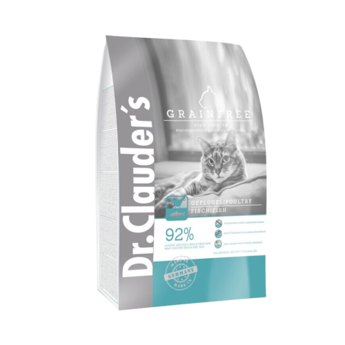 4014355204156 د.كلاودرز هاي بريميوم للقطط البالغة خالية من الحبوب  1.5 كغ - الصورة 1