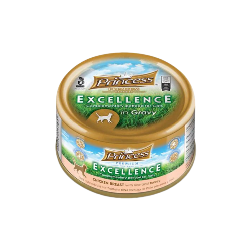 5350393004761box برنسيس بريميوم إكسلانس معلبات صدور الدجاج مع الأرز و الديك الرومي 70 جرام كرتون (24 حبة) - الصورة 1