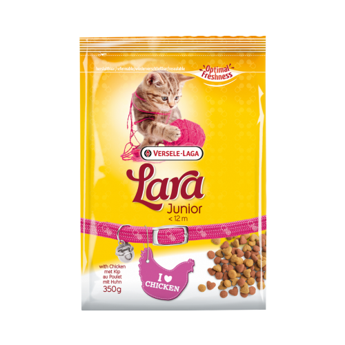 5410340410646 فيرسيل لاقا لارا جونيور طعام جاف للقطط الصغيرة بالدجاج 350 غ - الصورة 1