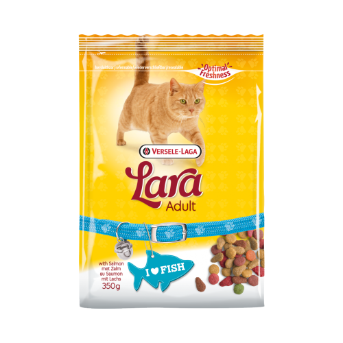 5410340410721 فيرسيل لاقا لارا ادولت طعام جاف للقطط بالسالمون 350 غ - الصورة 1