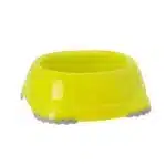 موديرنا صحن طعام بلاستيكي للقطط والكلاب لون أخضر غير قابل للإنزلاق أصفر / كبير