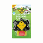 باقز اون بورد حامل أكياس فضلات للكلاب - عظم أسود