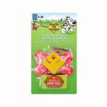 باقز اون بورد حامل أكياس فضلات للكلاب - عظم زهري