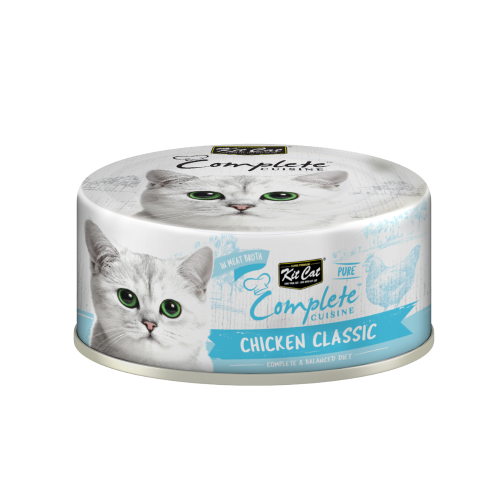 664533287736 كت كات وجبة كاملة بالدجاج المرق 70غ كرتون (24 حبة) - الصورة 1