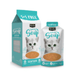 كت كات اظرف حساء للقطط (5+1 × 50مل) الماكولات البحرية