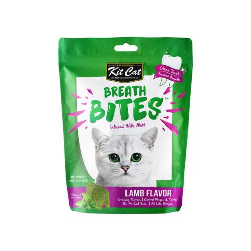 671875797069 كت كات بريث بايتس نعناع مكمل غذائي 60غ لحم الخروف - الصورة 1