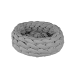 سرير وافن اطار حديد دائري رمادي