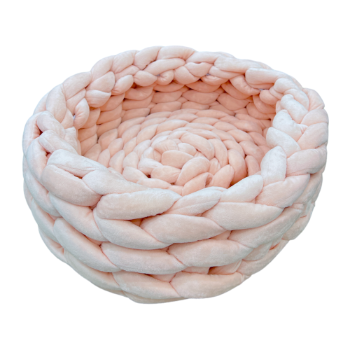 6901190203062 سرير وافن اطار حديد دائري وردي - الصورة 1