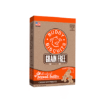 بادي بسكويت مكافأت تيني بزبدة فول السوداني للكلاب خالي من الحبوب 198غ