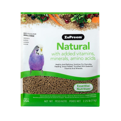 762177912004 زوبريم ناتشرال للطيور الصغيرة والزينة 1 كغ - الصورة 1