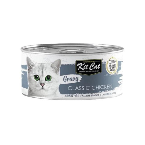 780348000961 كت كات جرايفي معلبات دجاج الكلاسيكي بالمرق 70غ كرتون (24 حبة) - الصورة 1