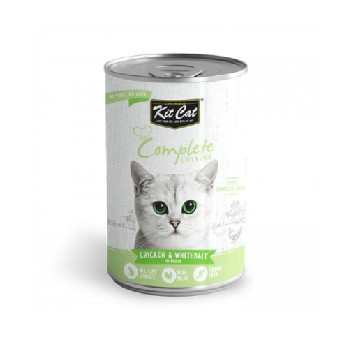 780348004730 كت كات وجبة كاملة بالدجاج و صغار السمك في المرق 150غ - الصورة 1