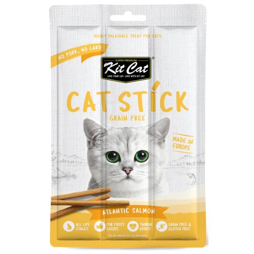 780348005638 كتكات اعواد للقطط 15غ  السالمون الاطلسي - الصورة 1