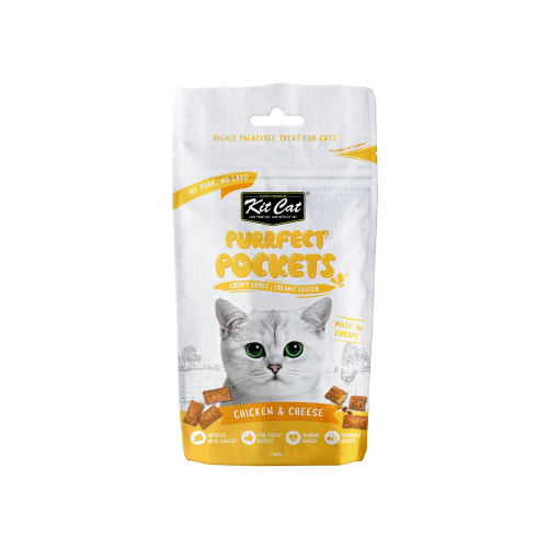 780348007618 كت كات بارفكت بوكتس مكافأت دجاج وجبنة 60غ - الصورة 1