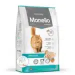 مونيلو طعام للقطط البالغة كرات الشعر دجاج وسمك 1كغ