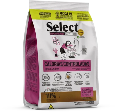 سيليكت باي مونيلو للقطط البالغة بسالمون بازلاء وتفاح 1.5كغ