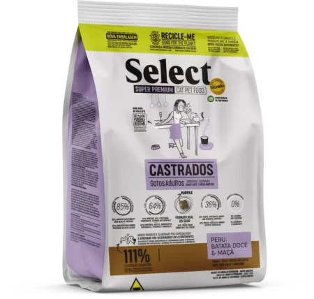 سيليكت باي مونيلو للقطط البالغة ديك رومي بطاطس حلوة وتفاح 1.5كغ