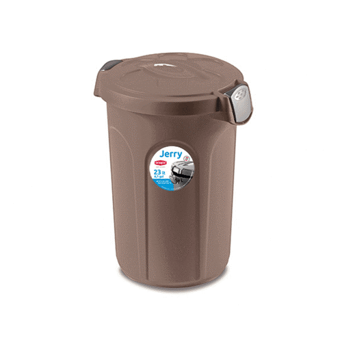 8003507703001 ستيفان بلاست جيري حافظة طعام 23 لتر فضي - الصورة 1