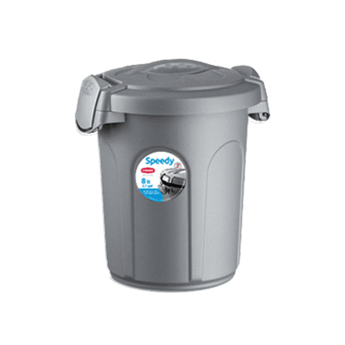 8003507703148 ستيفان بلاست سبيدي حافظة طعام 8 لتر رمادي - الصورة 1