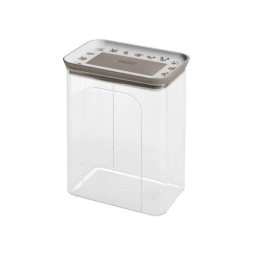 8003507985605 ستيفان بلاست صندوق سناكس بلاستيك محكم الاغلاق 2.2 لتر رمادي - الصورة 1