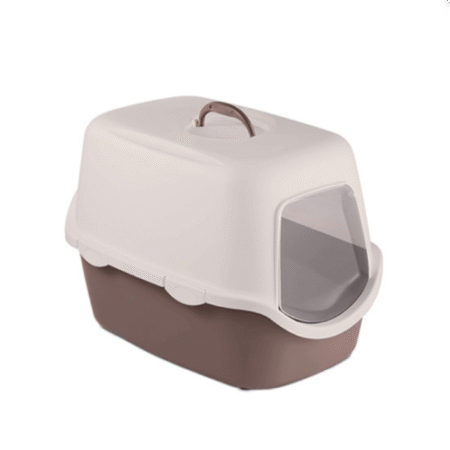 ستيفان بلاست كاثي صندوق رمل بلاستيك للقطط بني