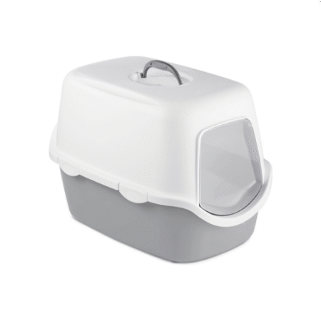 ستيفان بلاست كاثي صندوق رمل بلاستيك للقطط رمادي