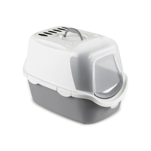 8003507986909 ستيفان بلاست كاثي مع رسمة صندوق رمل للقطط رمادي - الصورة 1