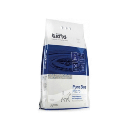 سينيور غاتو الأزرق النقي رمل مهد للقطط 10L