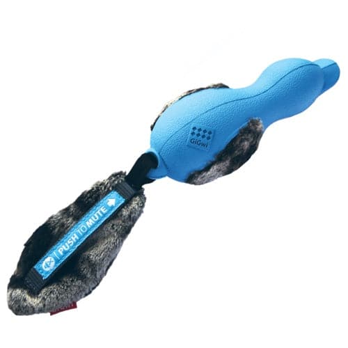 8009632054209 جيم دوق لعبة كلاب مسلية شكل بطة لون أزرق مطاطية - الصورة 1