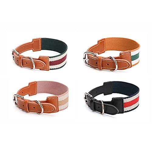 8018084005653 ام بي اس فوب سبيدي صدرية للكلاب لون بيج مقلم متوسط - الصورة 1