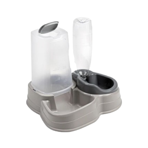 8022967069991 ام بي اس مابا كومبي موزع طعام ومياه بيج/رمادي - الصورة 1