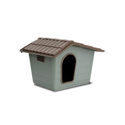 8033776768944 ام بي بيرغامو بيت بلاستيك للقطط والكلاب - وسط - الصورة 1