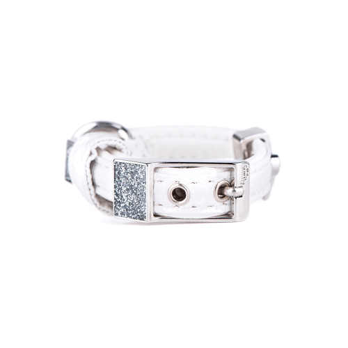 8051938210643 ماي فاميلي سان تروبيه طوق جلد أبيض 46x2.2.cm - الصورة 1