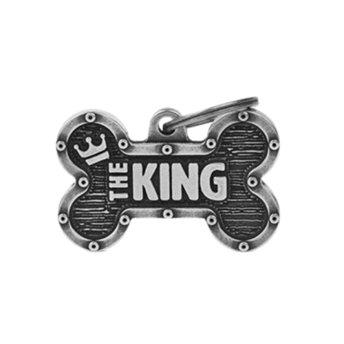 8051938214429 ماي فاميلي قلادة على شكل عظمة كبيرة برونز فضي - الصورة 1