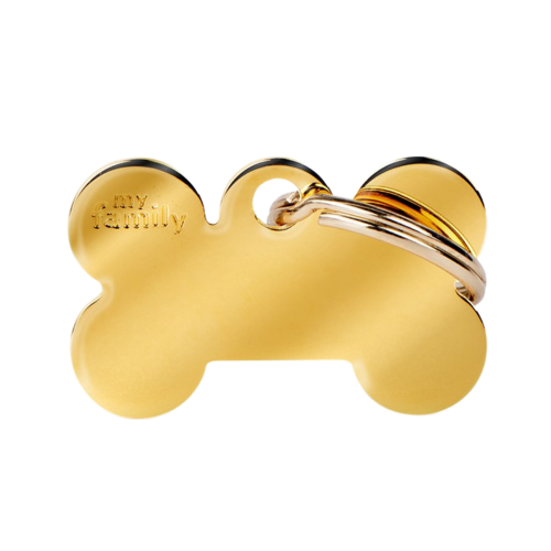 8055960251575 ماي فاميلي قلادة عظم صغير لامع ذهبي - الصورة 1