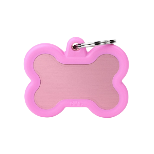 8055960251599 ماي فاميلي قلادة على شكل عظم صغير الوردي - الصورة 1